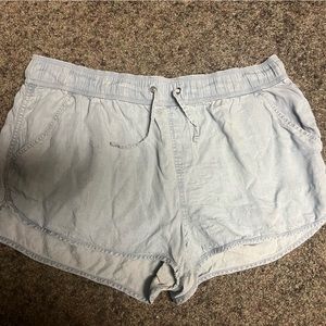 Comfy chambray shorts